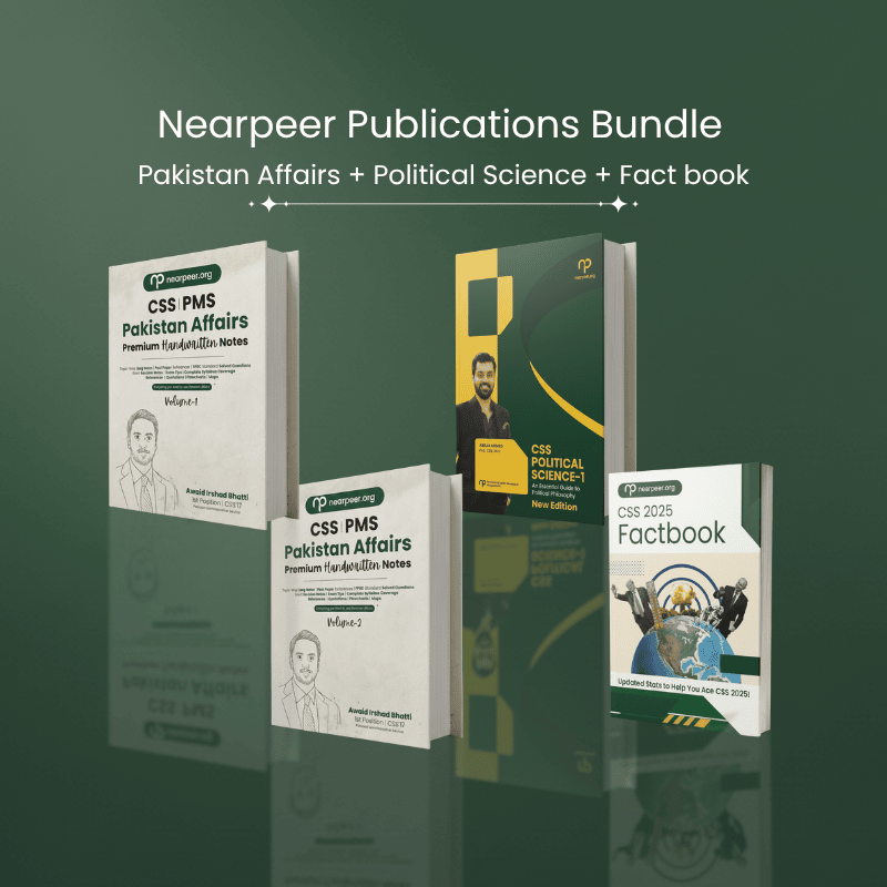 Nearpeer Premium Publications Bundle – Pak Affairs (Vol 1 & 2), Political Science & Factbook