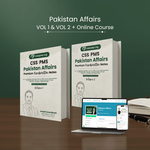 CSS/PMS Pakistan Affairs Topper’s Bundle – Premium Handwritten Notes (Vol 1 + Vol 2) + Complete Online Course
