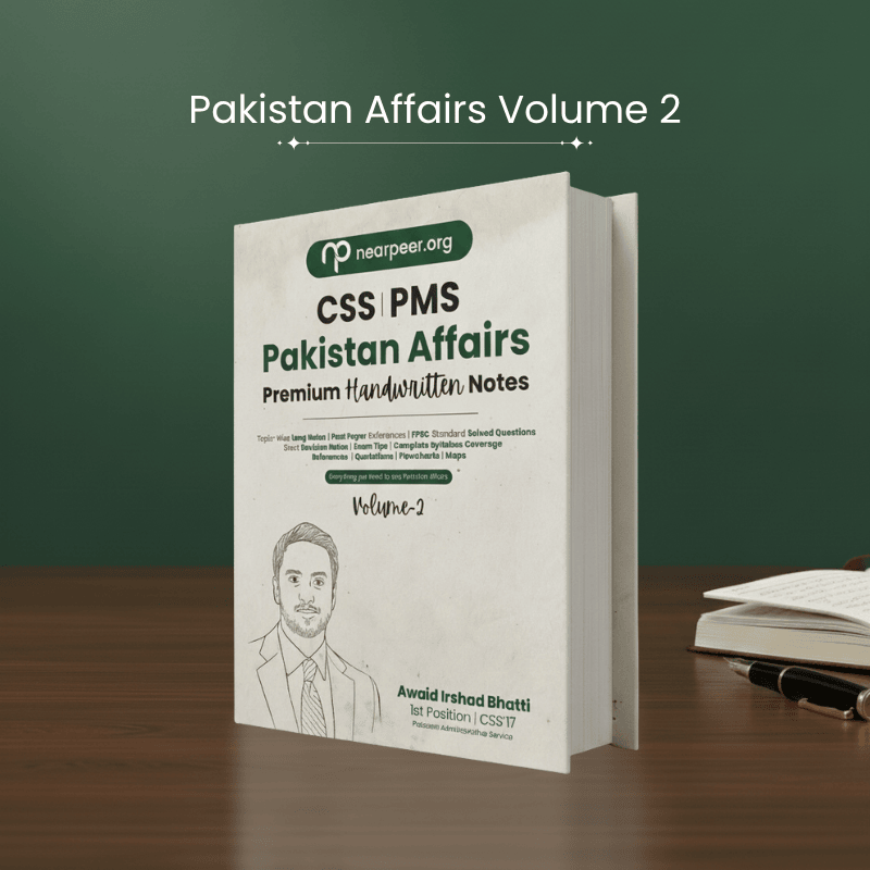 CSS PMS Pakistan Affairs Premium Handwritten Notes by Awaid Irshad Bhatti Volume 2 – Nearpeer
