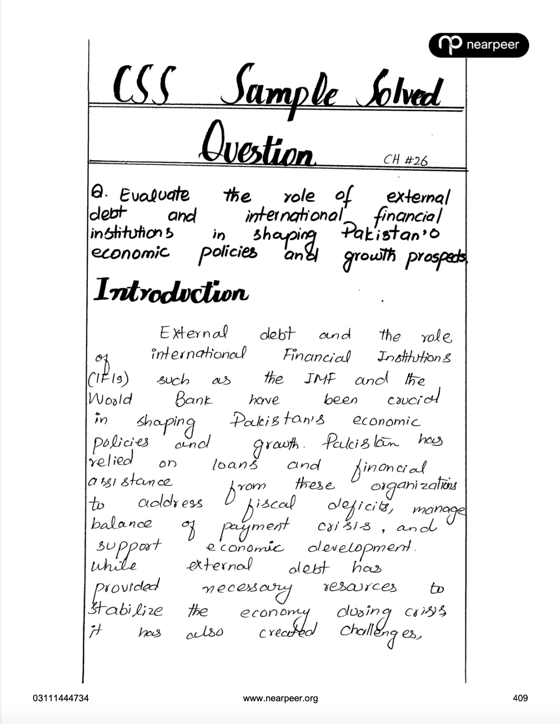 CSS/PMS Pakistan Affairs 360° Prep Bundle – Premium Handwritten Notes