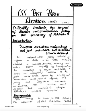 CSS PMS Pakistan Affairs Premium Handwritten Notes (Vol 1 & Vol 2) by Awaid Irshad Bhatti – Nearpeer