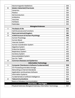 CSS General Science & Ability Premium Handwritten notes by Abrar Ahmad Butt Volume 1