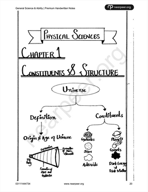 CSS General Science & Ability Premium Handwritten notes by Abrar Ahmad Butt Volume 1