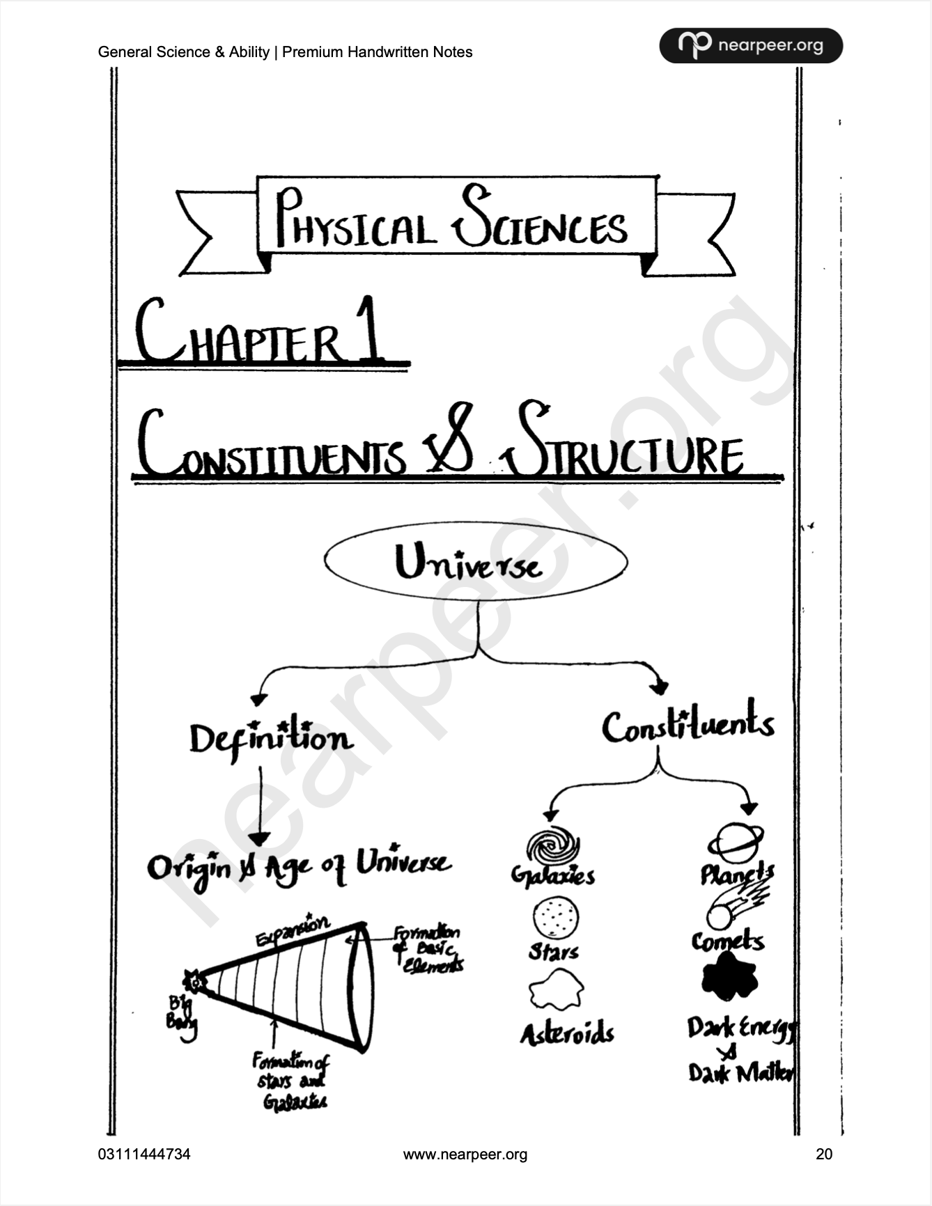 CSS General Science & Ability Premium Handwritten notes by Abrar Ahmad Butt Volume 1