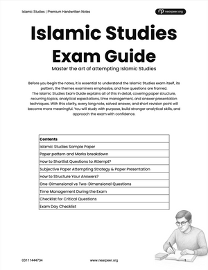 CSS PMS Islamic Studies Premium Handwritten notes by Mohammad Murtaza