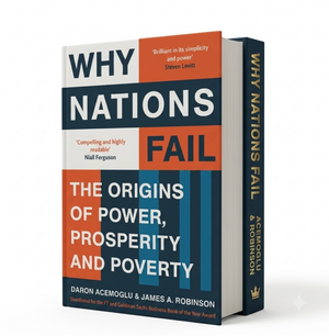 Why Nations Fail by Daron Acemoglu and James A. Robinson