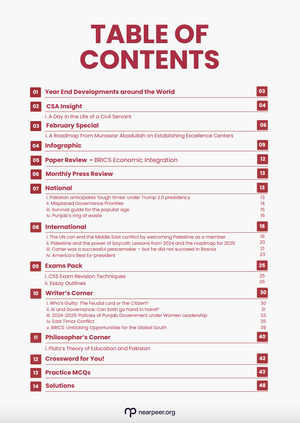 CSS Chronicles Monthly Magazine by Nearpeer February Edition [NPCr03]