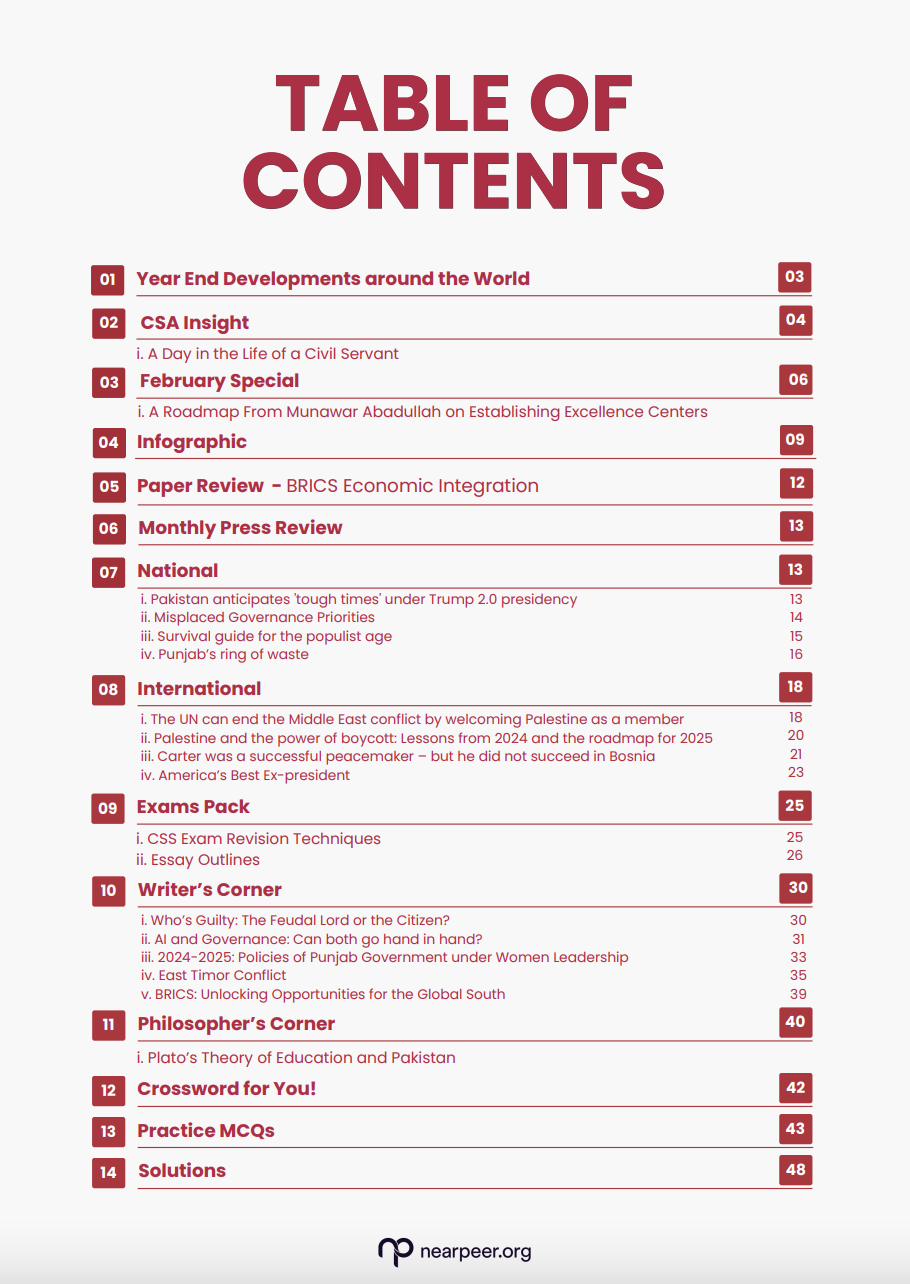 CSS Chronicles Monthly Magazine by Nearpeer February Edition [NPCr03]