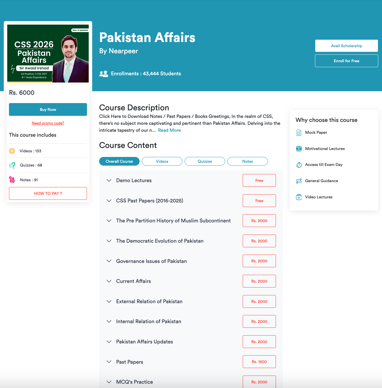 CSS/PMS Pakistan Affairs Topper’s Bundle – Premium Handwritten Notes (Vol 1 + Vol 2) + Complete Online Course