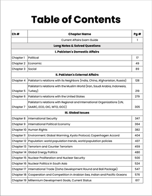 Current Affairs Premium Notes by Sir Zohaib Ahmad Anjum + Pakistan Affairs Premium Handwritten Notes Vol 1 & 2 by Sir Awaid Irshad Bhatti