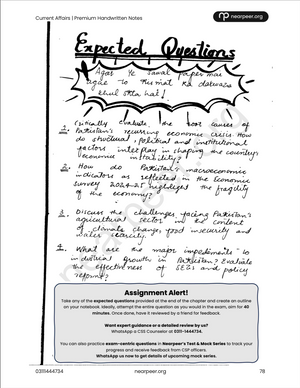 Current Affairs Premium Notes by Sir Zohaib Ahmad Anjum + Pakistan Affairs Premium Handwritten Notes Vol 1 & 2 by Sir Awaid Irshad Bhatti