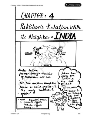 CSS Current Affairs Premium Handwritten Notes by Zohaib Ahmad Anjum - Nearpeer