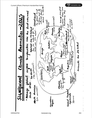 CSS Current Affairs Premium Handwritten Notes by Zohaib Ahmad Anjum - Nearpeer