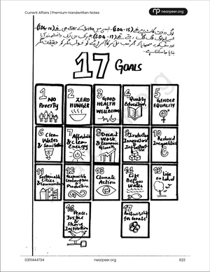 CSS Current Affairs Premium Handwritten Notes by Zohaib Ahmad Anjum - Nearpeer