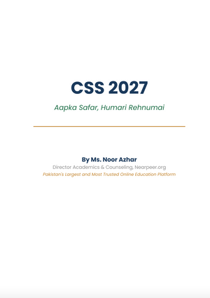 CSS 2027 Roadmap - The Ultimate Blueprint for CSS Success by Nearpeer.org