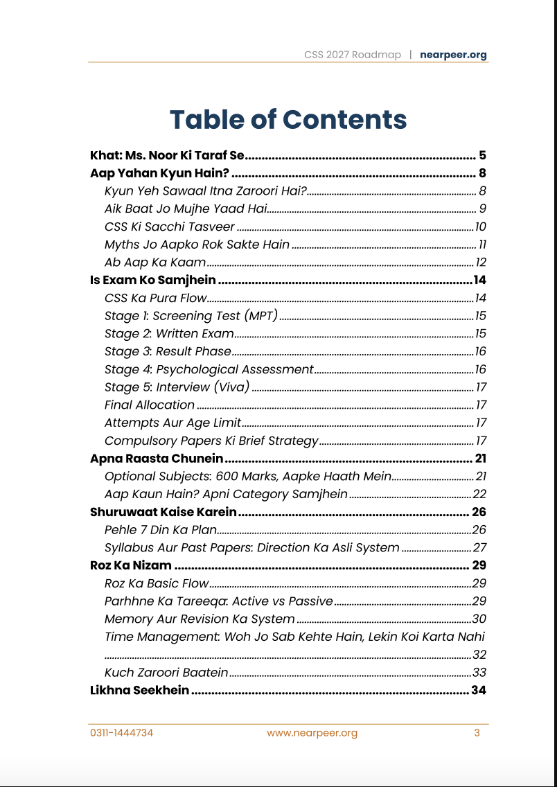 CSS 2027 Roadmap - The Ultimate Blueprint for CSS Success by Nearpeer.org