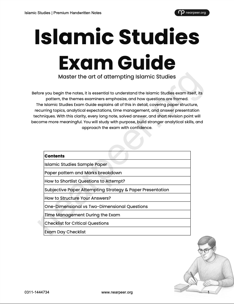 CSS PMS Islamic Studies Premium Handwritten notes by Mohammad Murtaza 2nd Edition