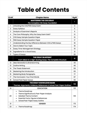CSS PMS Premium Handwritten Notes Bundle - English Essay, Islamic Studies & Pakistan Affairs Vol 1