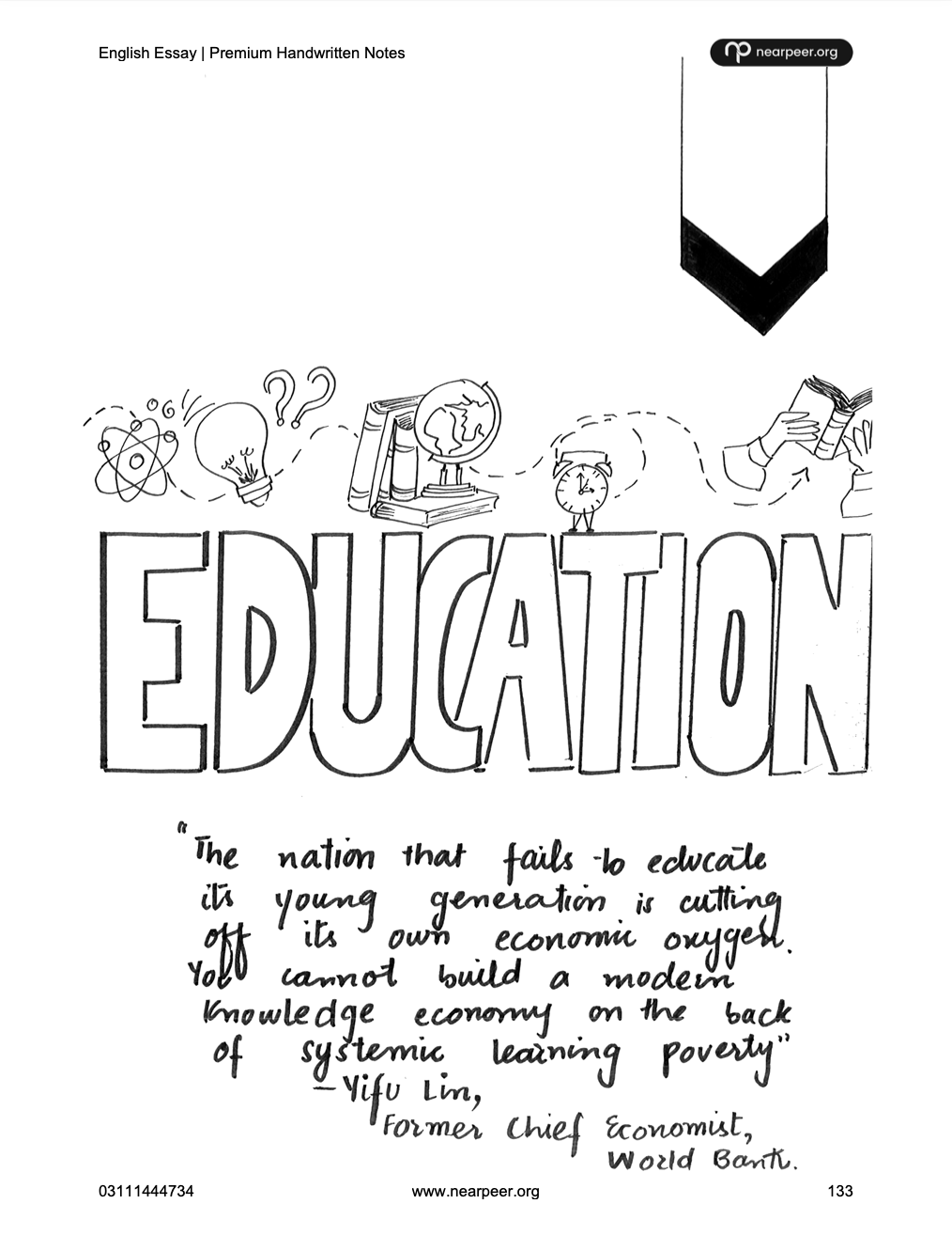 CSS PMS English Essay Premium Handwritten notes by Abrar Ahmad Butt