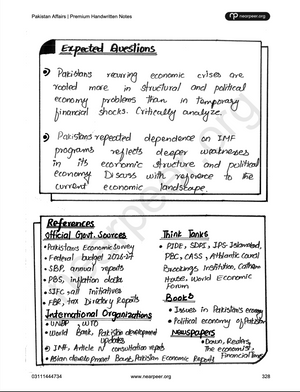 CSS PMS Pakistan Affairs Premium Handwritten notes by Awaid Irshad Bhatti Volume 1 - Nearpeer