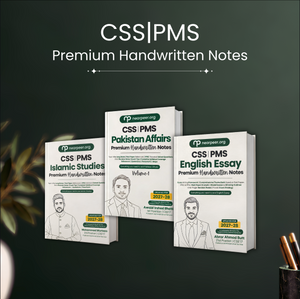 CSS PMS Premium Handwritten Notes Bundle - English Essay, Islamic Studies & Pakistan Affairs Vol 1