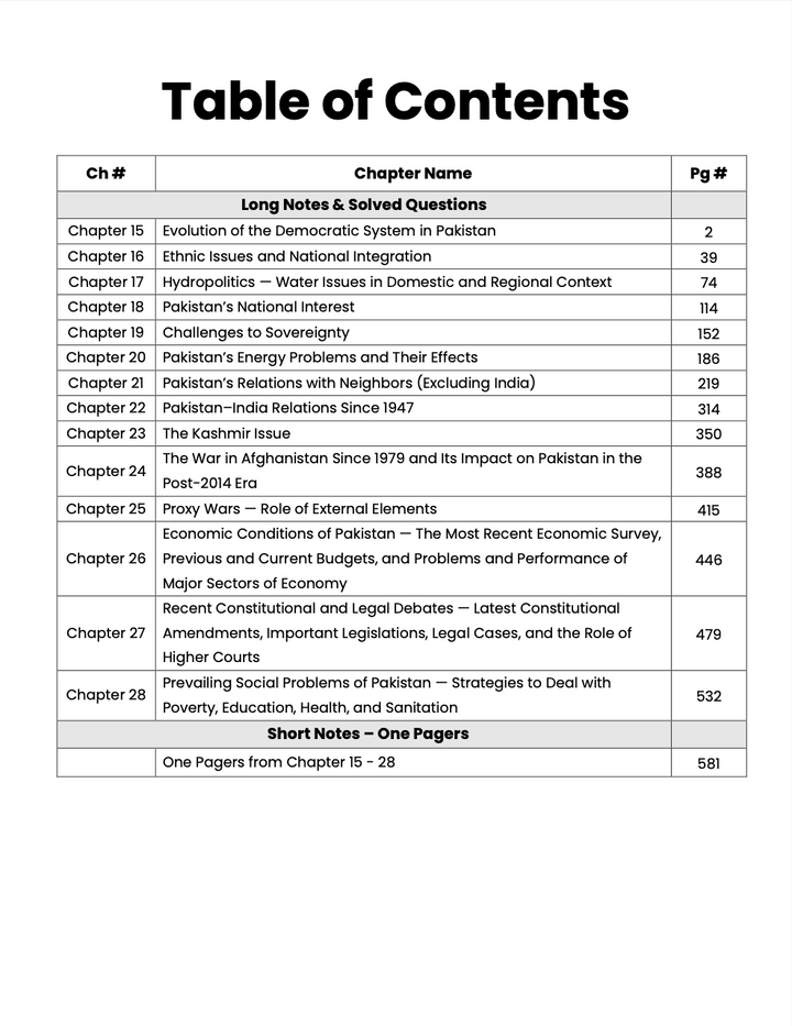 CSS PMS Pakistan Affairs Premium Handwritten Notes by Awaid Irshad Bhatti Volume 2 - Nearpeer