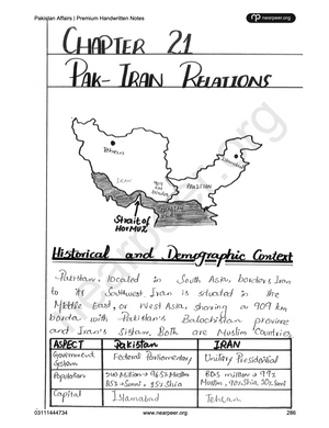 CSS PMS Pakistan Affairs Premium Handwritten Notes by Awaid Irshad Bhatti Volume 2 - Nearpeer