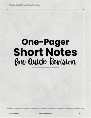 CSS PMS Pakistan Affairs Premium Handwritten Notes by Awaid Irshad Bhatti Volume 2 - Nearpeer