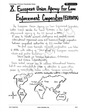 CSS Criminology Premium Handwritten Notes by Hassnain Arshad