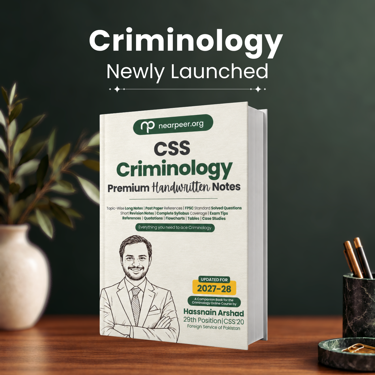 CSS Criminology Premium Handwritten Notes by Hassnain Arshad