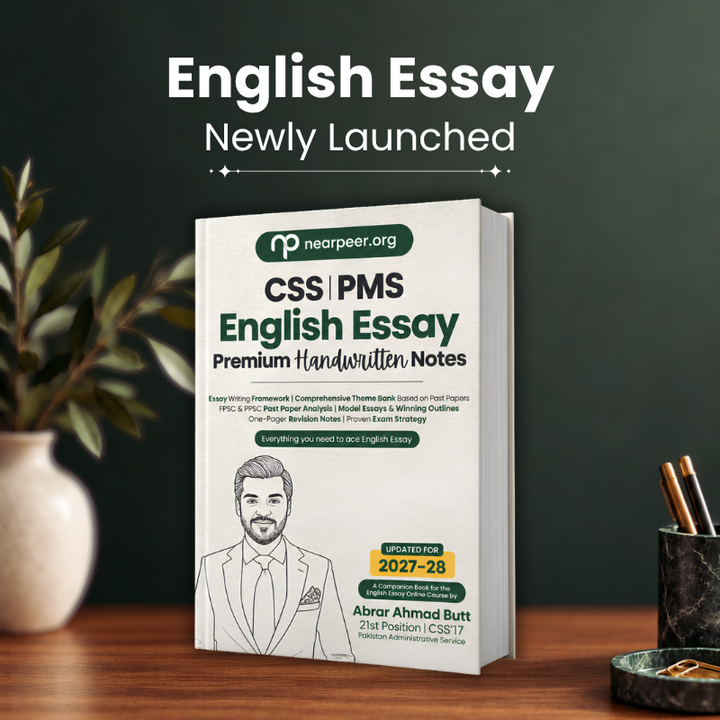 CSS PMS English Essay Premium Handwritten notes by Abrar Ahmad Butt