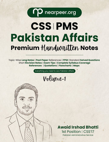 CSS Compulsory Subjects Premium Handwritten Notes Bundle - Pak Affairs V1 & V2, GSA V1 & V2, Islamic Studies, and Current Affairs
