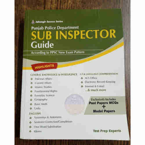 Sub Inspector Guide By Test Prep Experts