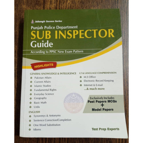 Sub Inspector Drawing Sub Inspector Guide By Test Prep Experts – Bookpeer by Nearpeer