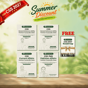 CSS 2027 Compulsory Subjects Premium Handwritten Notes Bundle - Pak Affairs V2, GSA V1 & V2, Current Affairs + FREE Roadmap