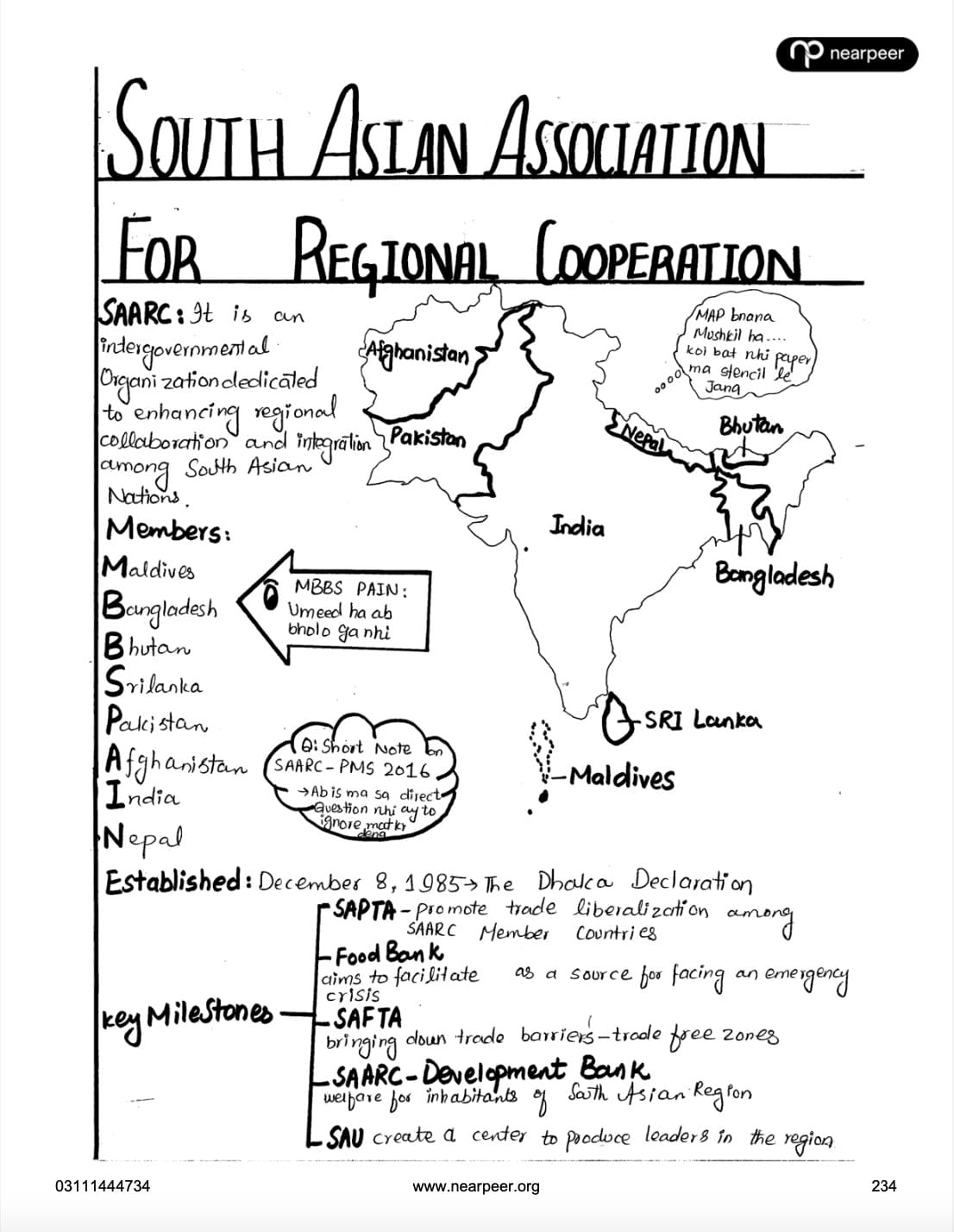 CSS PMS Pakistan Affairs Premium Handwritten notes by Awaid Irshad Bhatti Volume 1 - Nearpeer
