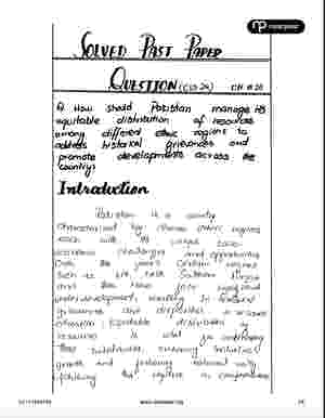 CSS PMS Pakistan Affairs Premium Handwritten Notes by Awaid Irshad Bhatti Volume 2 - Nearpeer