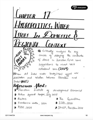 CSS PMS Pakistan Affairs Premium Handwritten Notes by Awaid Irshad Bhatti Volume 2 – Nearpeer