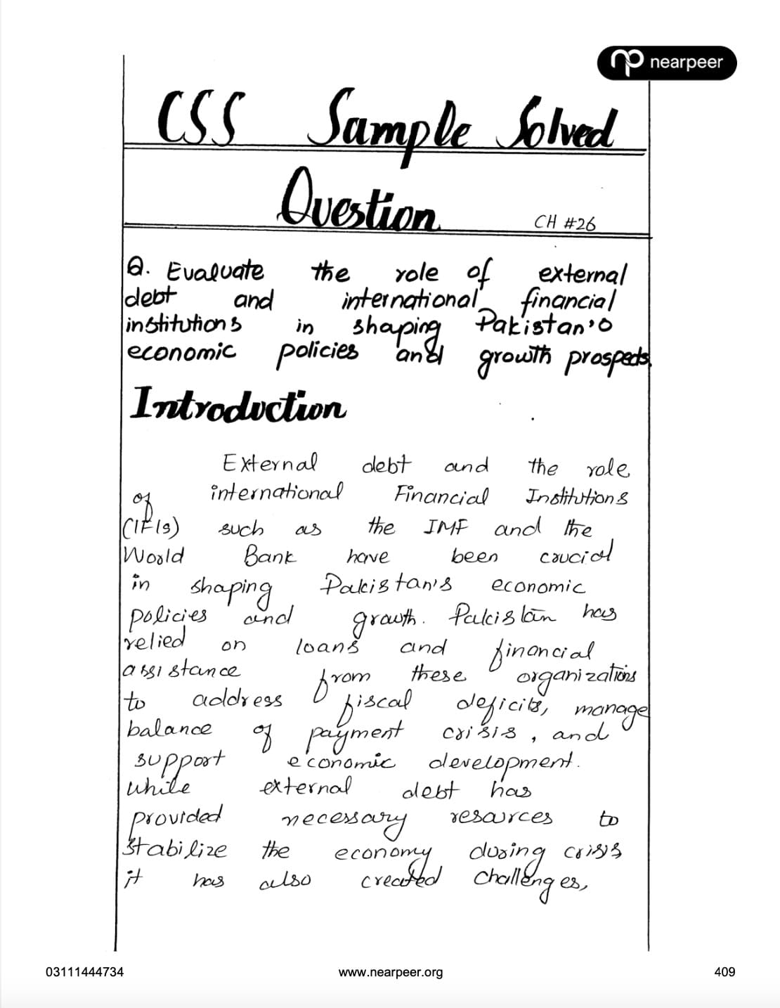 CSS Compulsory Subjects Premium Handwritten Notes Bundle - Pak Affairs V1 & V2, GSA V1 & V2, Islamic Studies, and Current Affairs