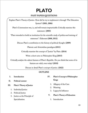 CSS Political Science 1 Political Philosophers by Abrar Ahmad Butt