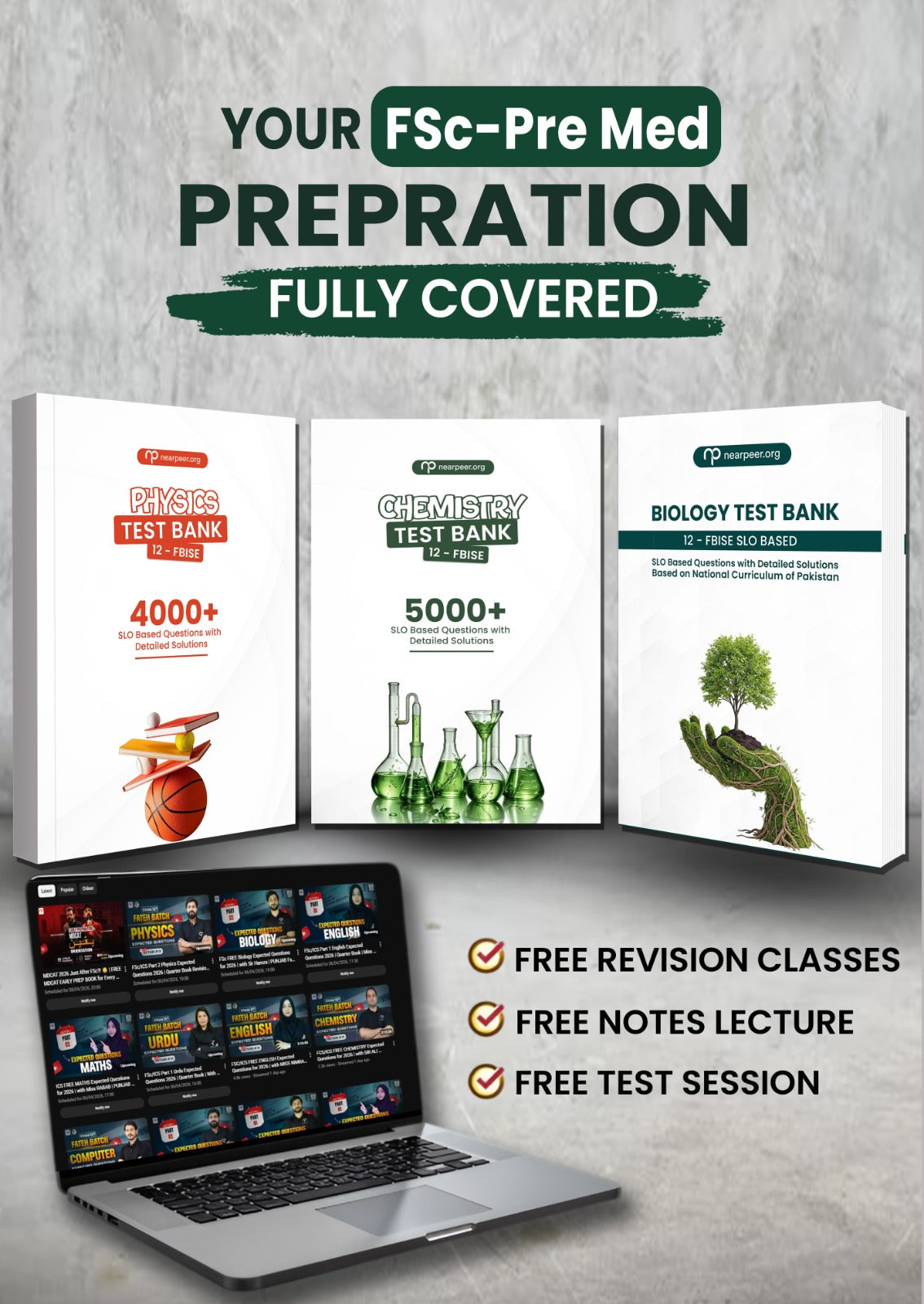 FBISE SLO Based Pre-Medical Bundle - Class 12