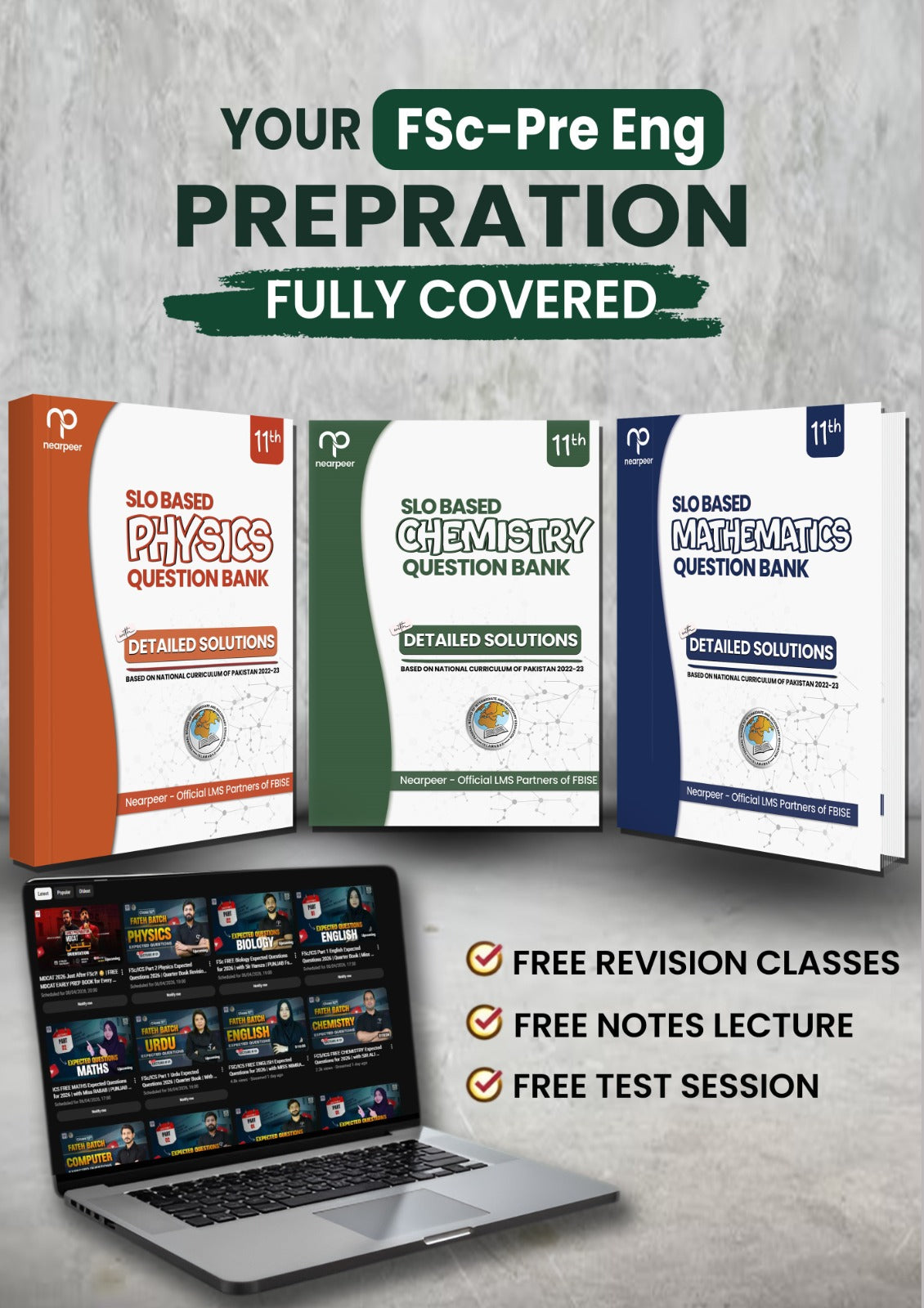 FBISE SLO Based Pre-Engineering Bundle - Class 11