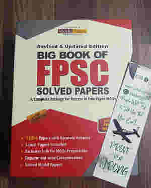 Big Book of FPSC Solved Past Papers by JWT Latest 2024 Edition