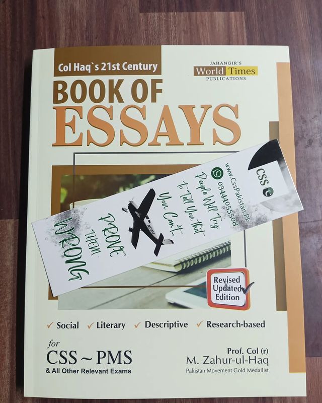 Book of Essays by Col Zahur-ul-Haq JWT