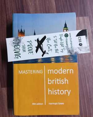 Mastering Modern British History by Norman Lowe 5th Edition