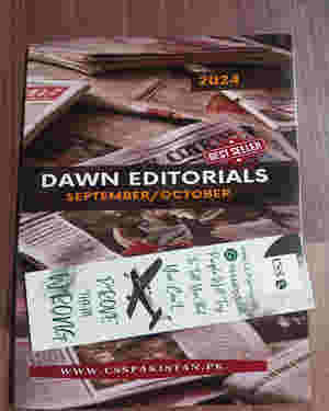 Dawn Newspapers Editorials September to October 2024 by CSS Pakistan