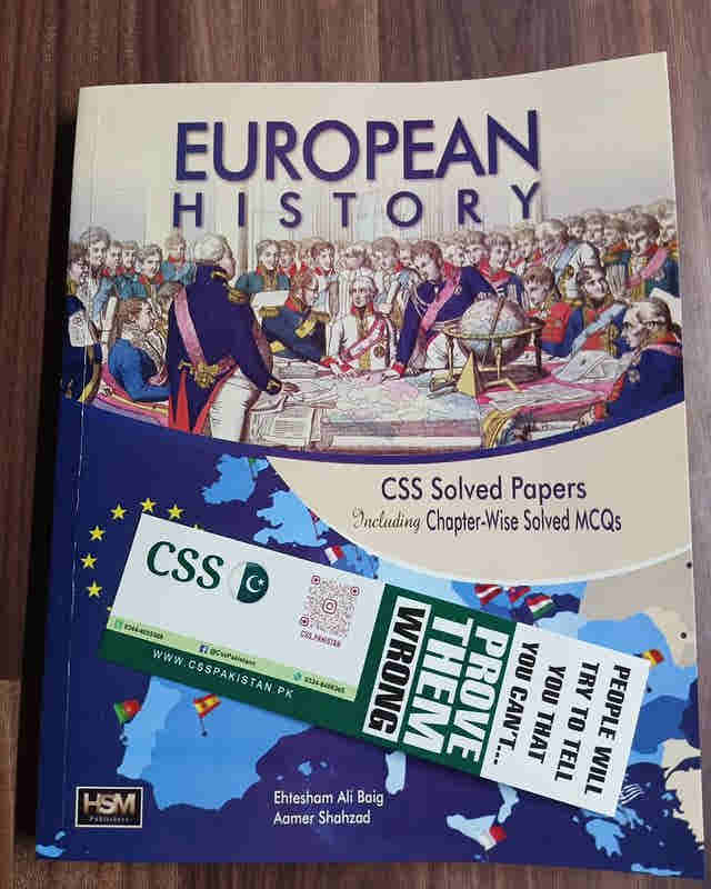 European History by Mirza Ehtesham Ali Baig and Aamer Shahzad HSM