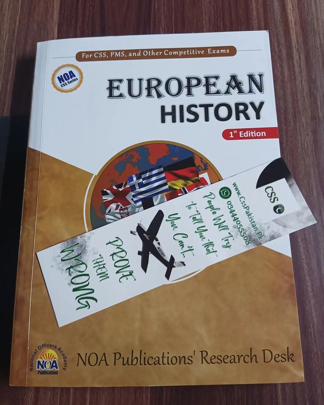 European History by NOA Publications