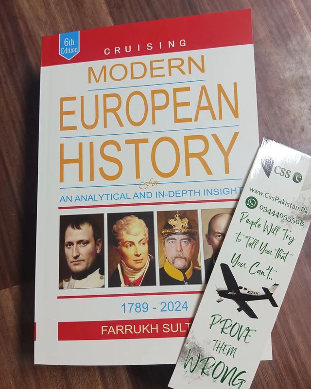 Cruising Modern European History 1789-2024 by Farrukh Sultan JWT