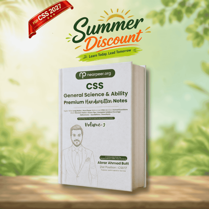 CSS General Science & Ability Premium Handwritten notes by Abrar Ahmad Butt Volume 2